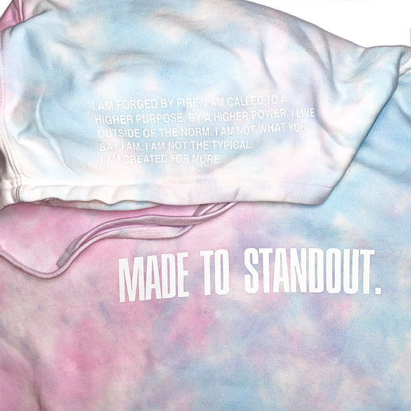Tie-Dye Forged by Fire Hoodie - Cotton Candy