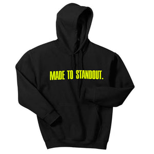 Classic Hoodie - Black/Neon