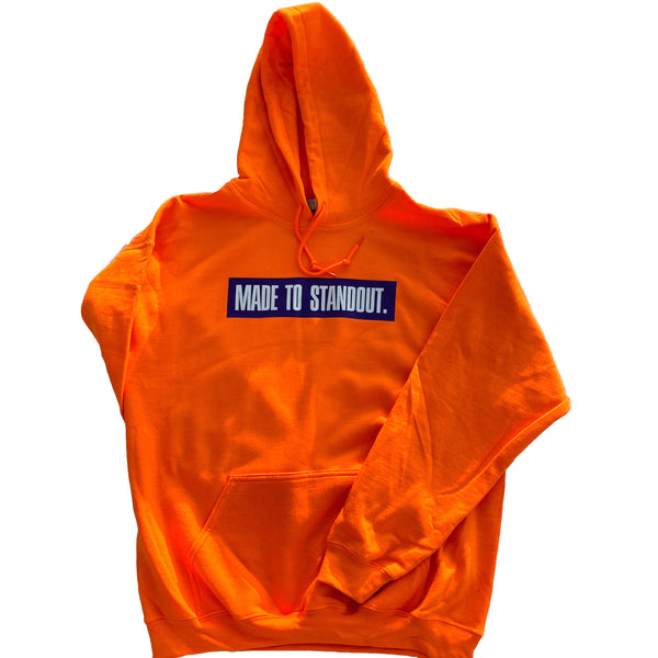 Box Logo Hoodie - Orange/Purple