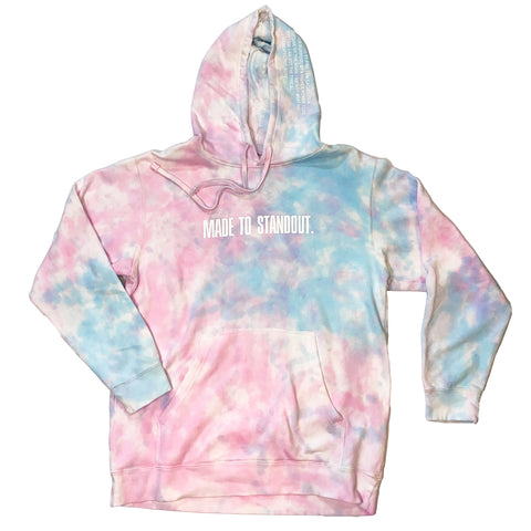 Tie-Dye Forged by Fire Hoodie - Cotton Candy