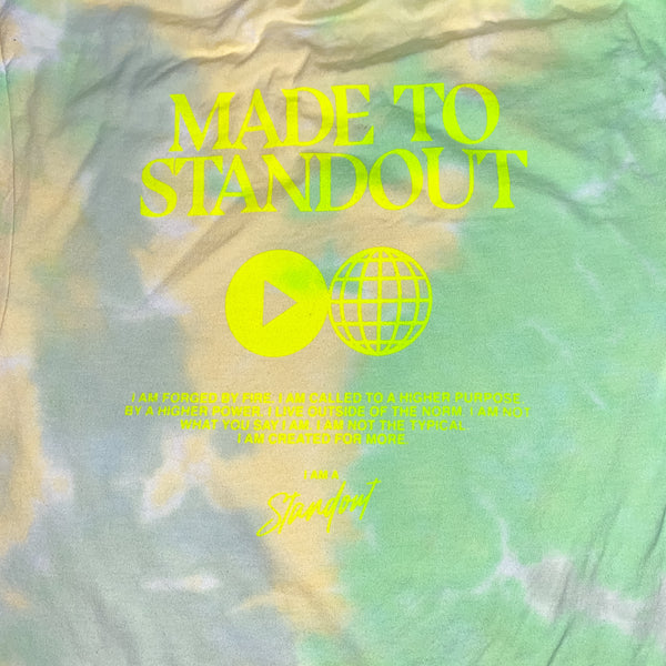 Tie-Dye Forged By Fire T-Shirt - Lemon Lime