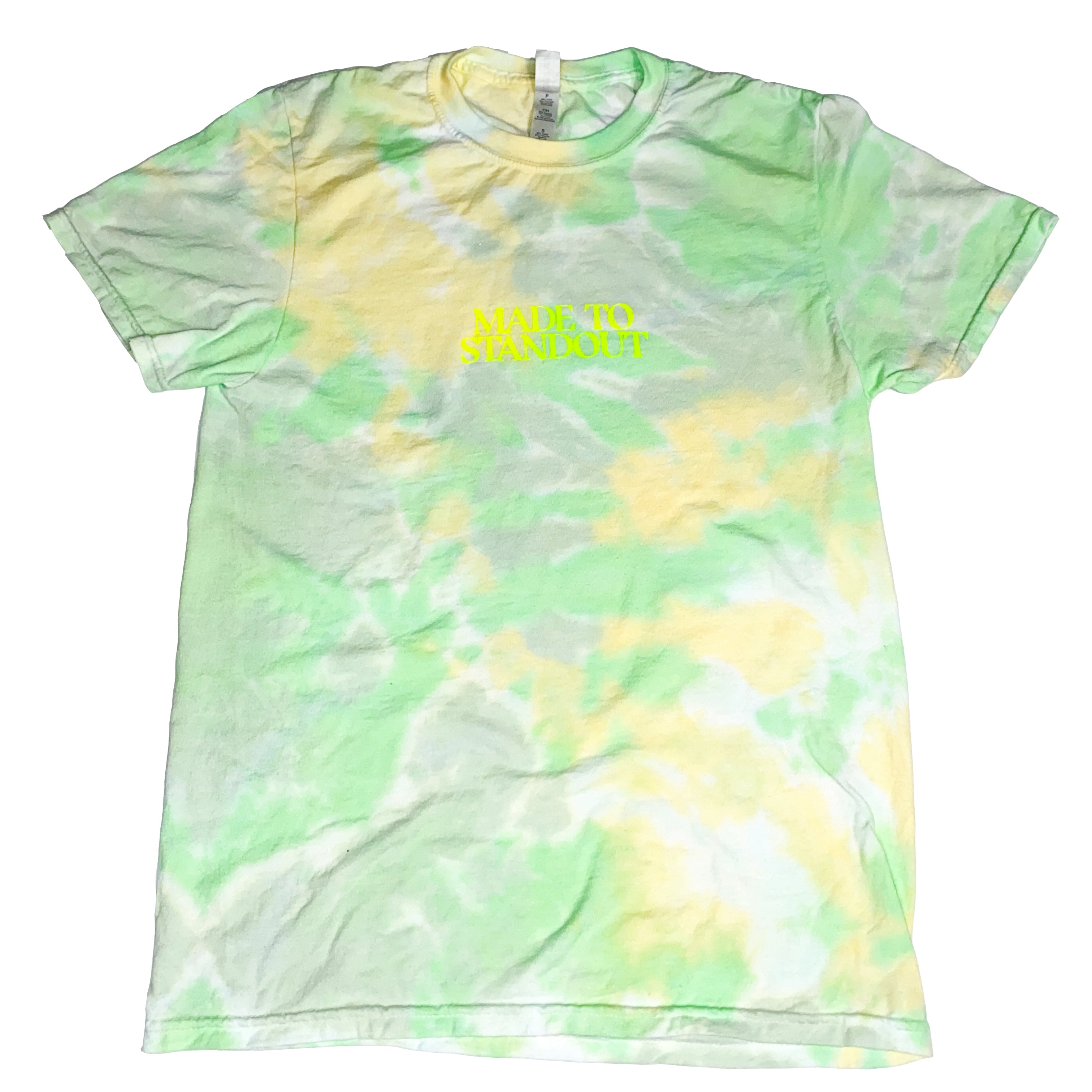 Tie-Dye Forged By Fire T-Shirt - Lemon Lime – Made To Standout