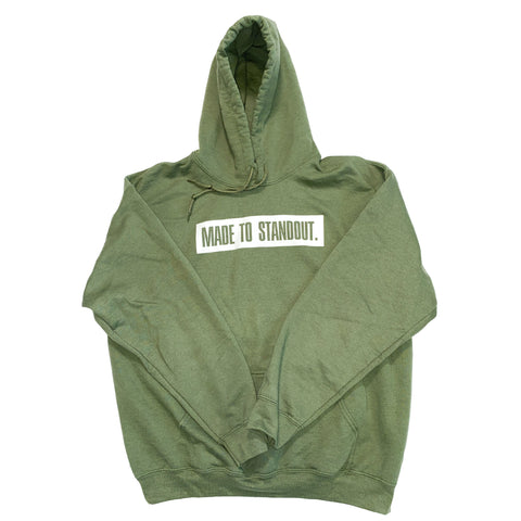 Box Logo Hoodie - Green/White