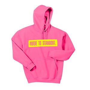 Box Logo Hoodie - Safety Pink/Neon