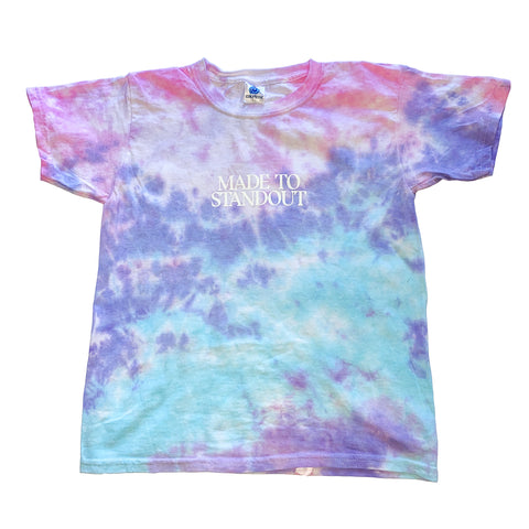 Youth Tie Dye Forged By Fire T-Shirt - Cotton Candy